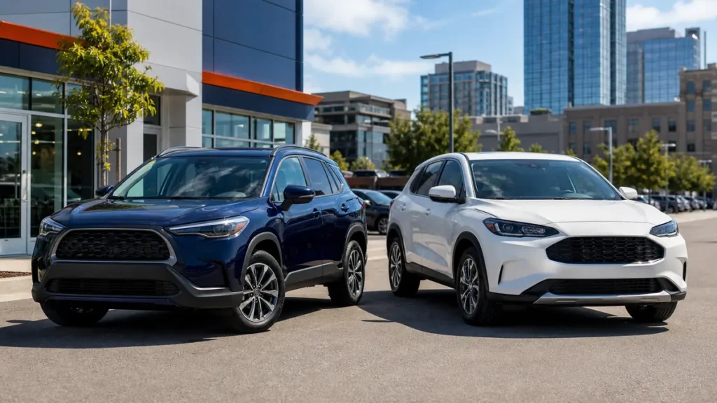 Mazda CX-5 vs Subaru Forester 2026 professional automotive image