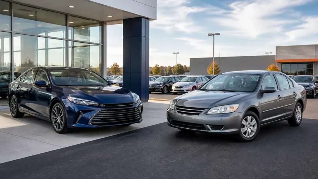 new vs used car 2026 professional automotive image