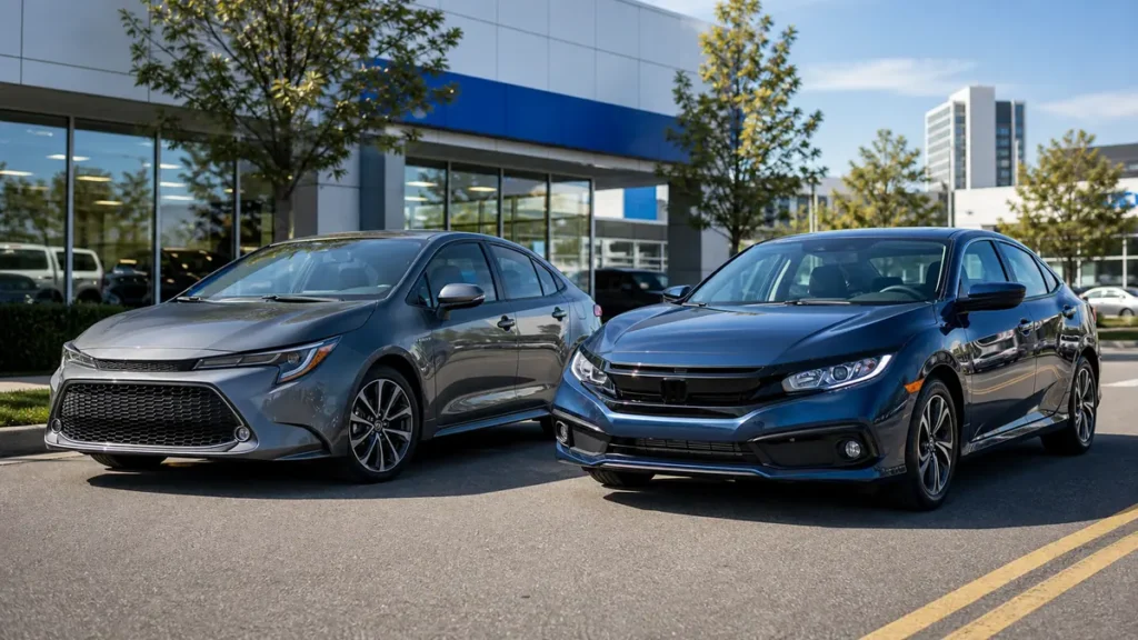 Toyota Camry vs Honda Accord 2026 professional automotive image