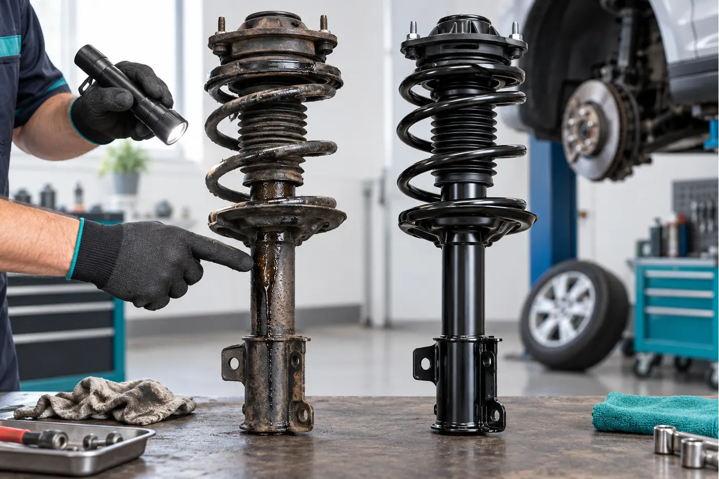 car strut replacement cost inspection guide