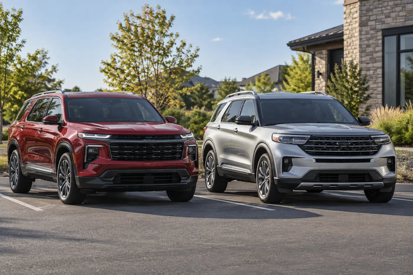 Chevy Traverse vs Ford Explorer