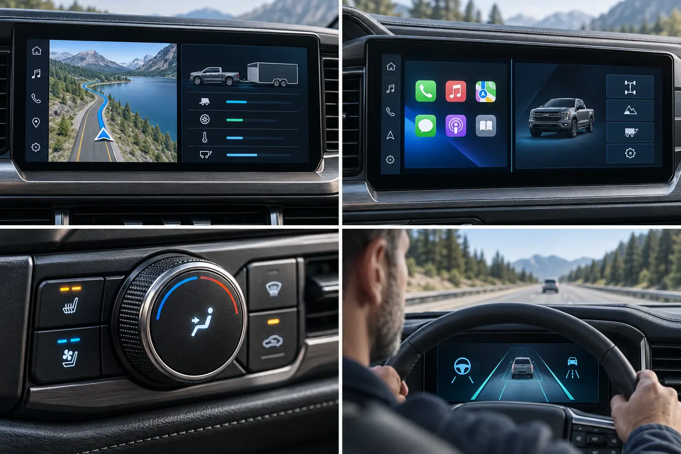2027 Silverado and Sierra new interface feature comparison