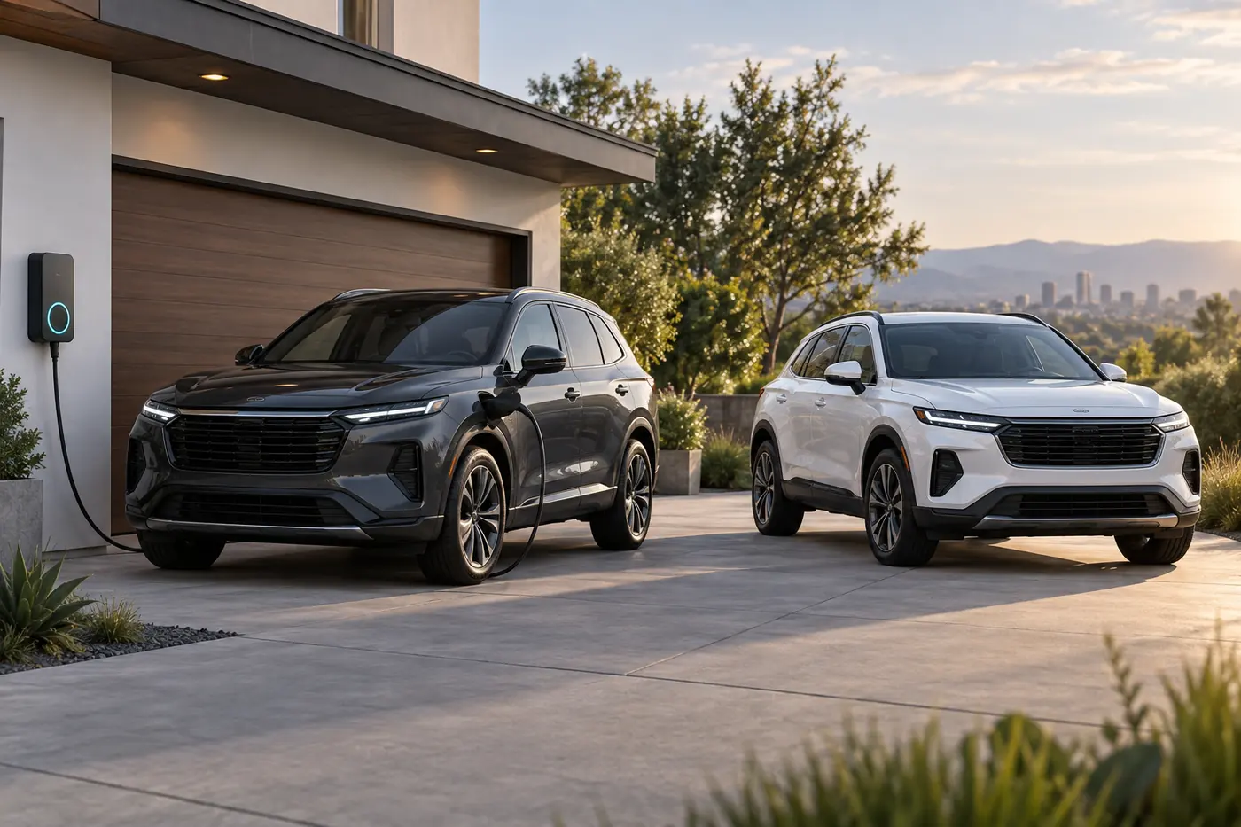 hybrid SUV and plug-in hybrid SUV charging comparison