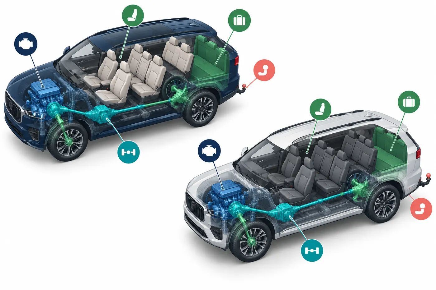 Mazda CX-90 vs Subaru Ascent buyer comparison explained