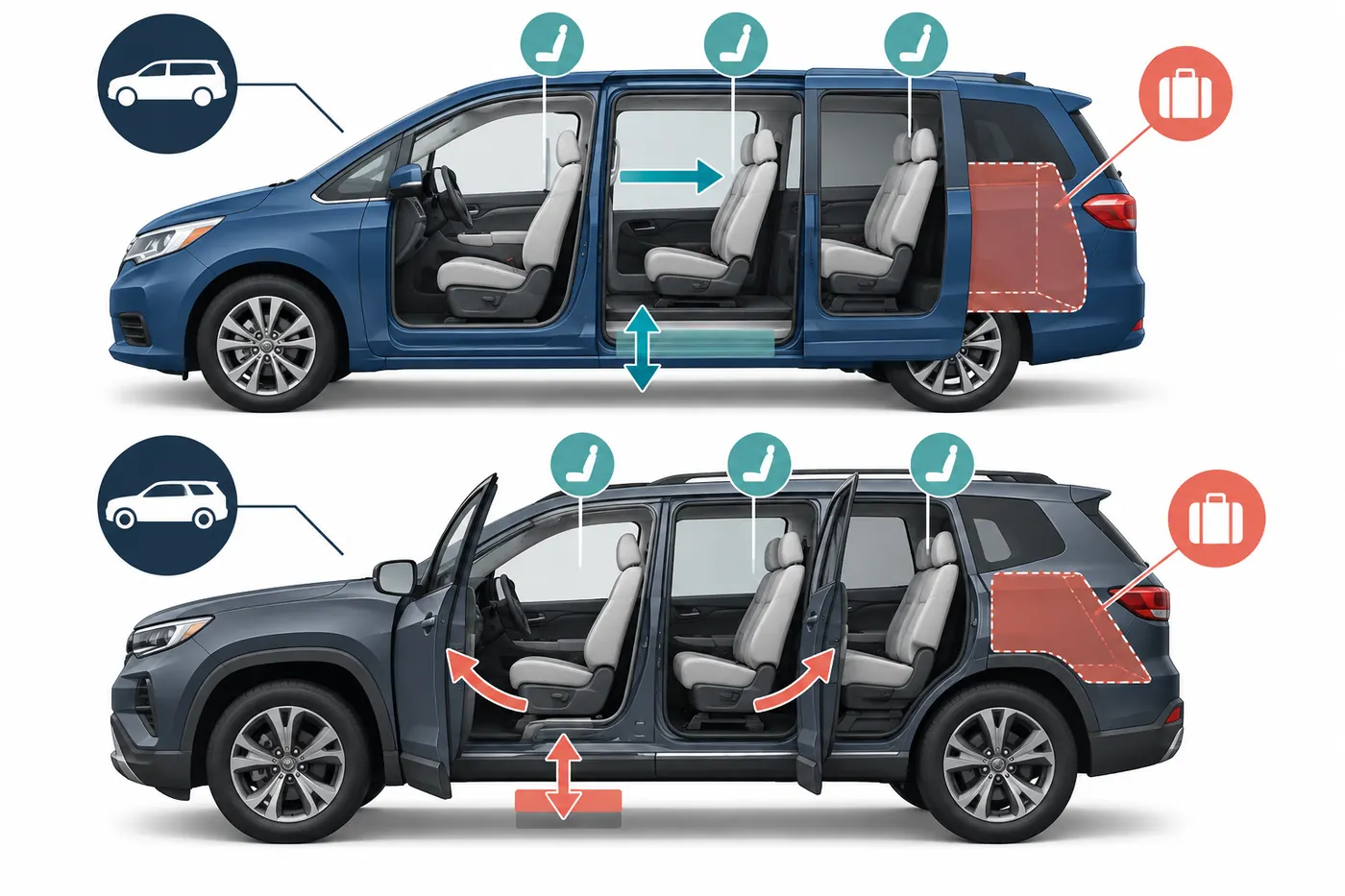 minivan vs 3-row SUV buyer comparison explained