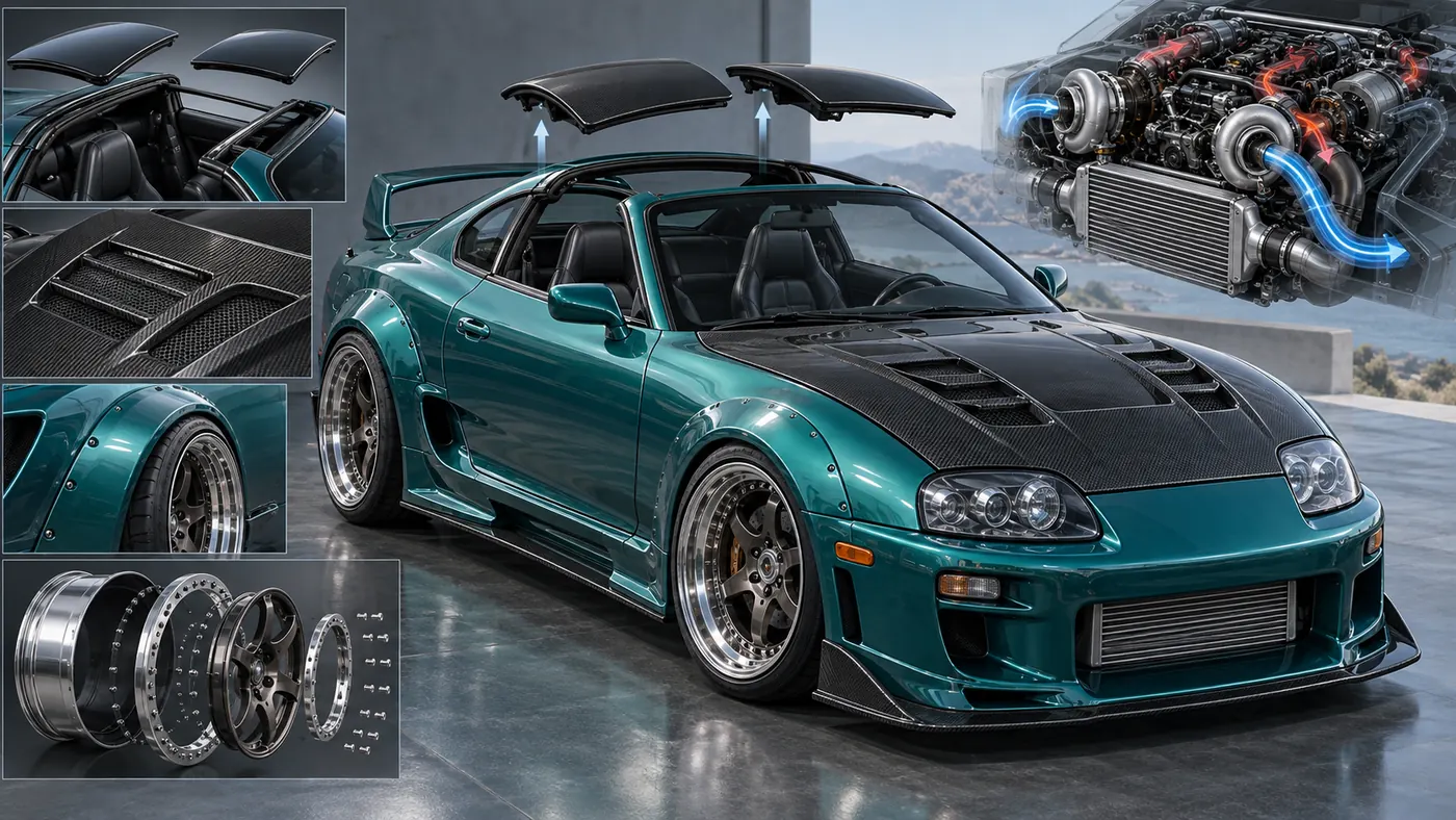 Nissan Z Kaze concept T-top hood wheels and twin-turbo upgrades