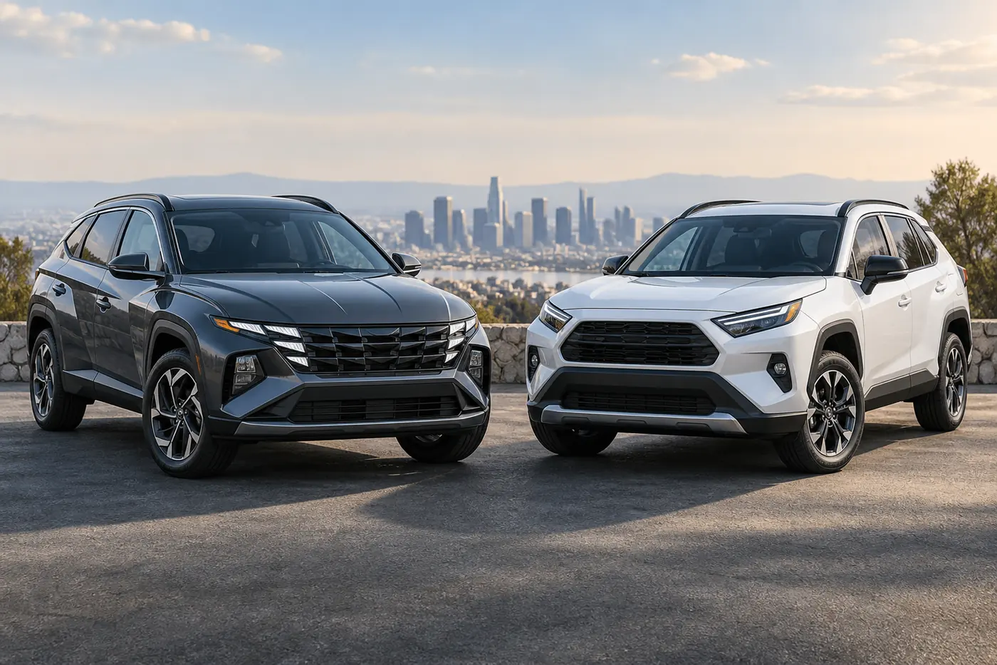 Tucson Hybrid and RAV4 Hybrid buyer comparison