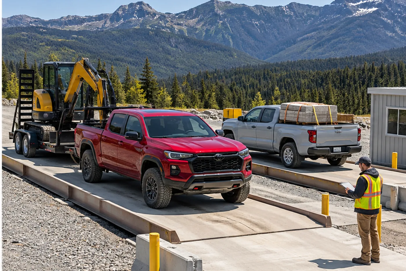 Chevy Colorado vs Toyota Tacoma towing payload cabin and utility checks