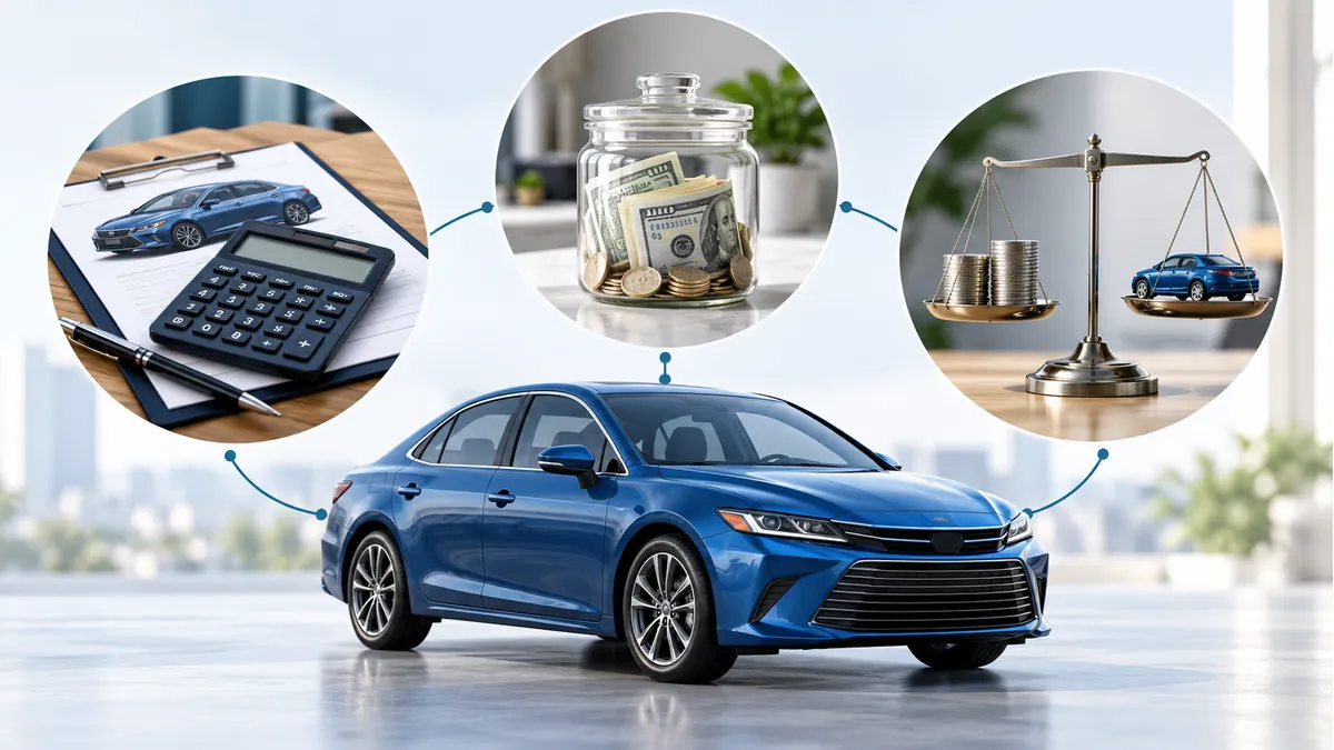 How much should you put down on a car based on price, savings and loan value