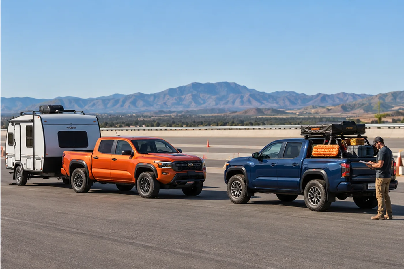 Nissan Frontier vs Toyota Tacoma towing payload cabin and utility checks