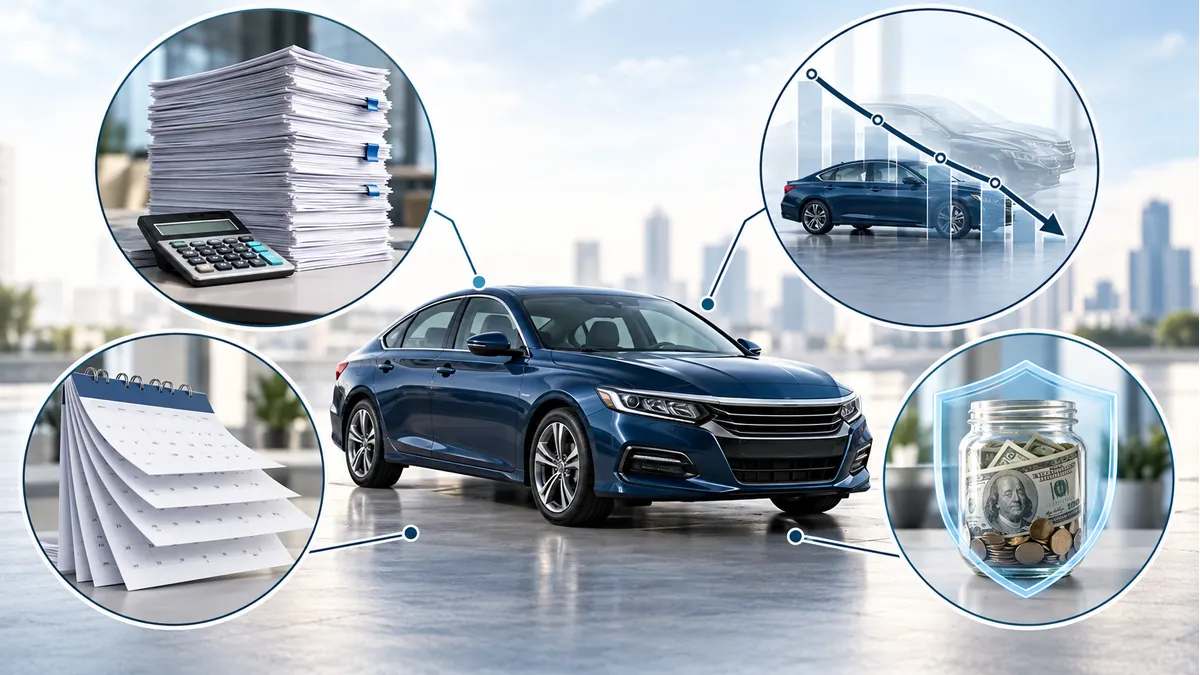 No down payment car financing risks including balance, term and depreciation