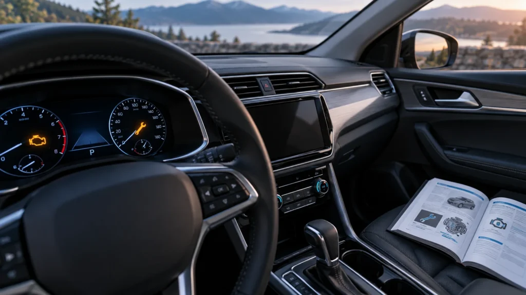 Service Engine Soon and check engine dashboard warnings
